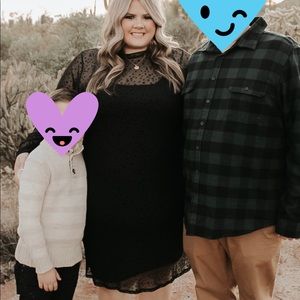 Torrid Unlined Mock Neck Mini- Dress. Sheer Mesh with Star Details